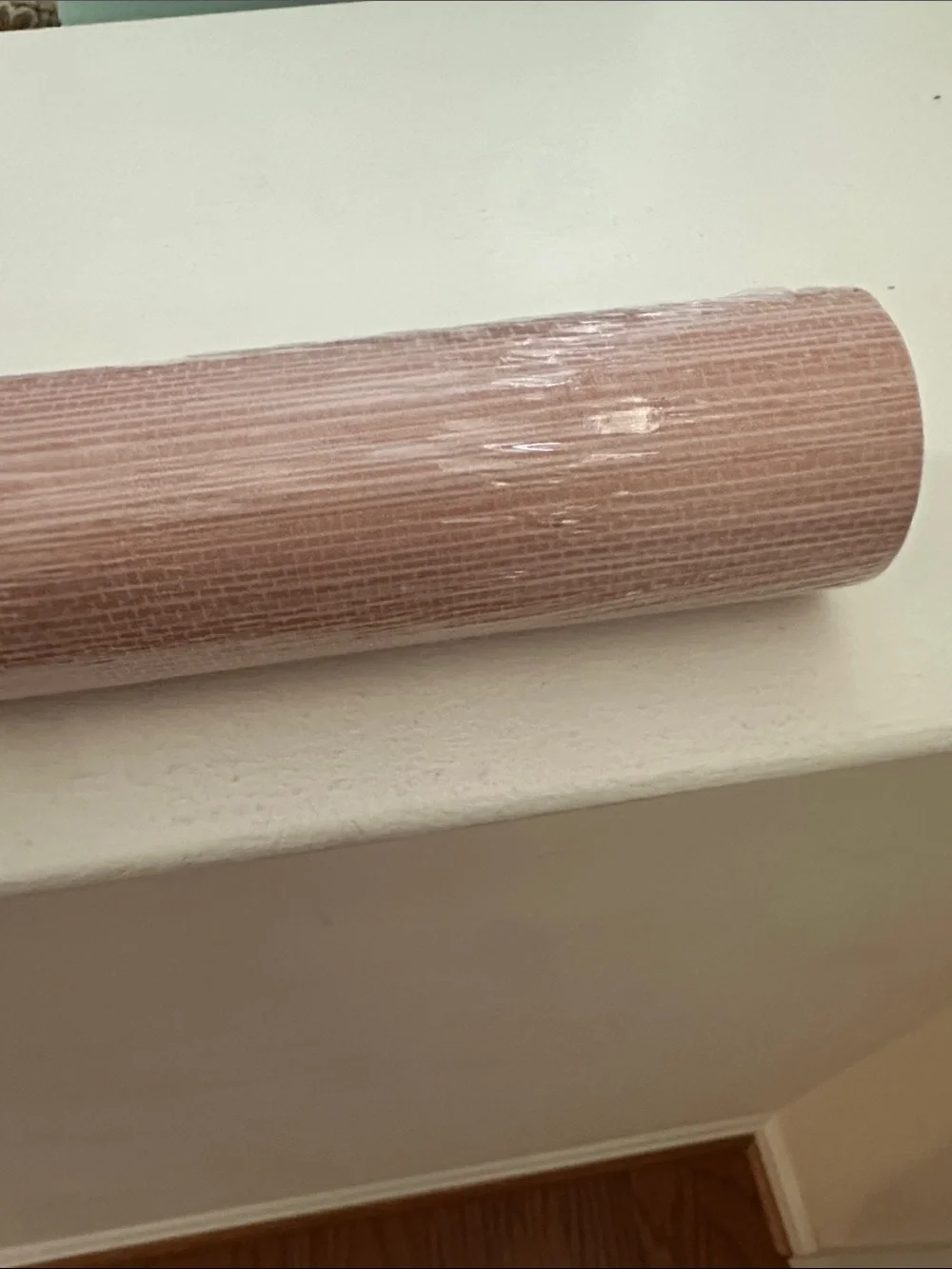 Pink Textured Peel & Stick Wallpaper